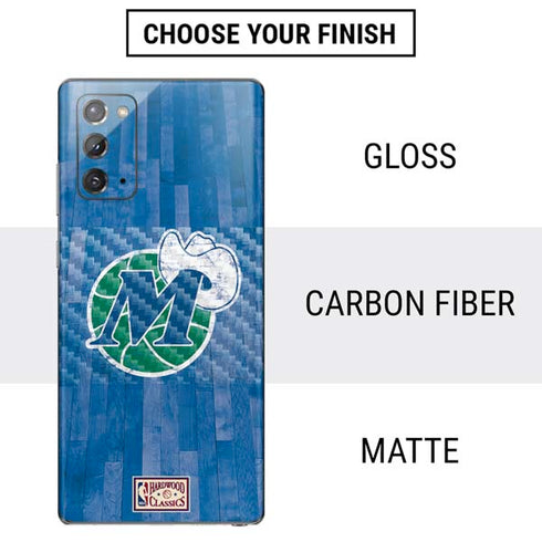 NBA Dallas Mavericks Hardwood Classics Galaxy Note20 5G Skin
